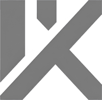 Минималистичный абстрактный логотип компании Экскурсии Кемера в серых тонах на белом фоне