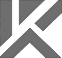 Минималистичный абстрактный логотип компании Экскурсии Кемера в серых тонах на белом фоне